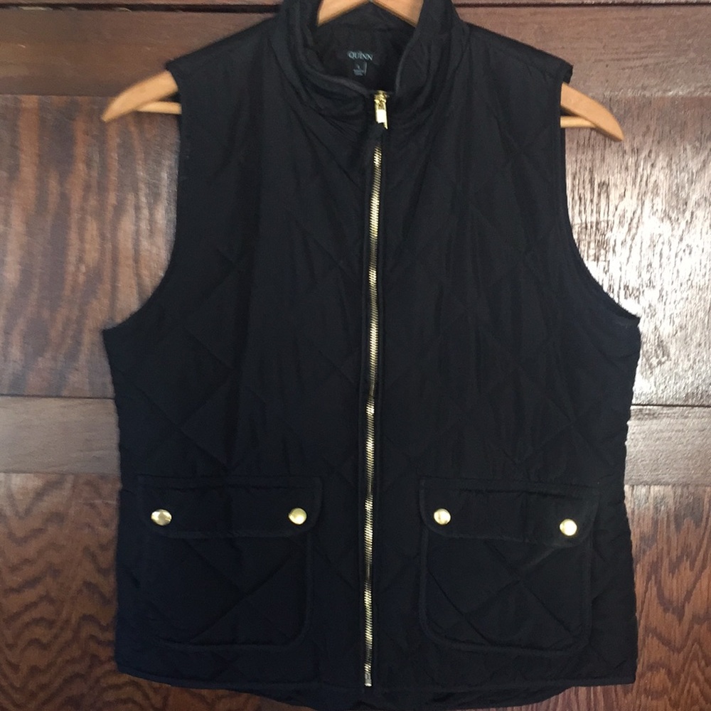 Black Puffer Vest